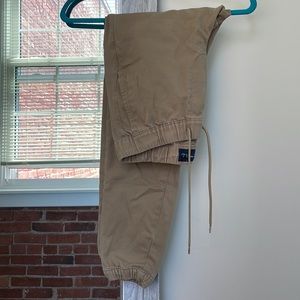 Tan joggers Abercrombie